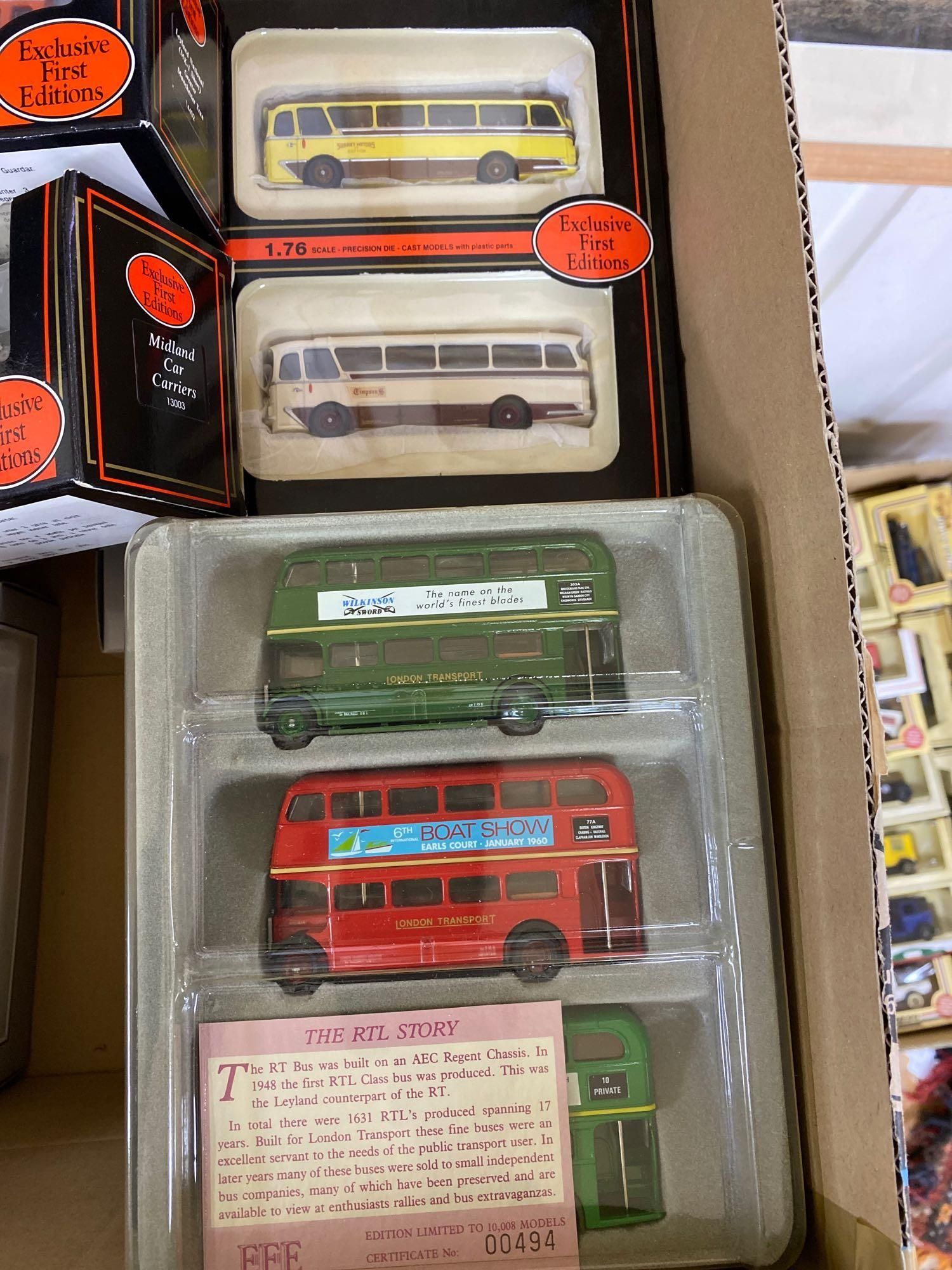 Exclusive First Editions: A quantity of die-cast toys